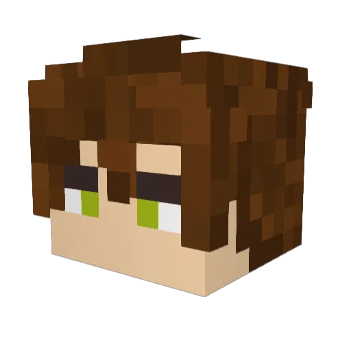 eboyicecream Minecraft avatar head, 3D render