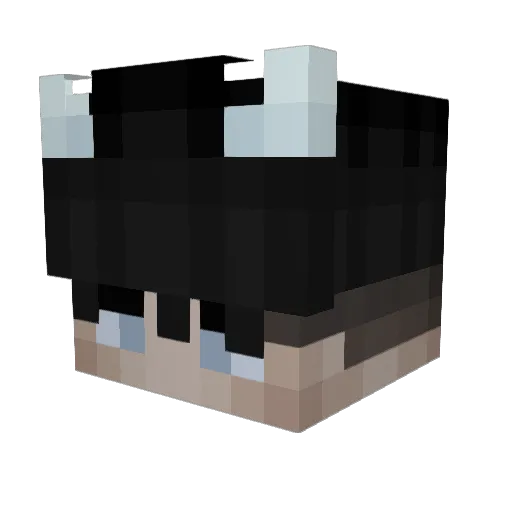 eboymilk Minecraft avatar head, 3D render