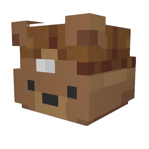 ebscad14 Minecraft avatar head, 3D render