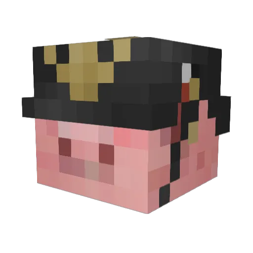 ebuchayasvinota Minecraft avatar head, 3D render