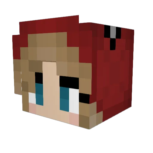 eburry16 Minecraft avatar head, 3D render