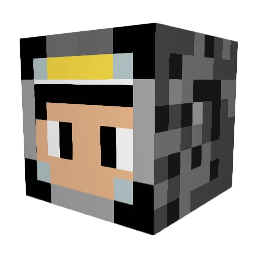ec_gamer4128 Minecraft avatar head, 3D render