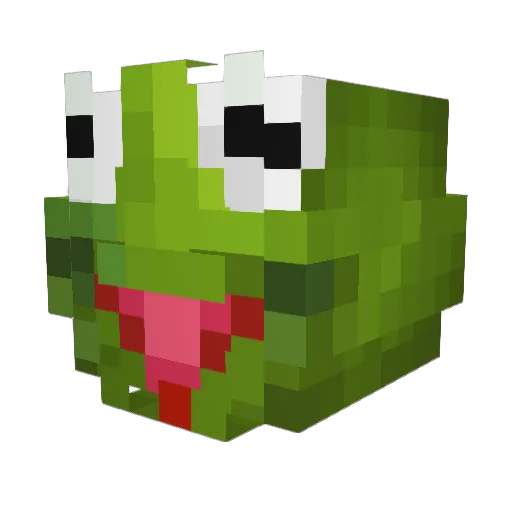 ecads Minecraft avatar head, 3D render