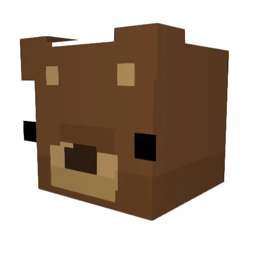 echeaz Minecraft avatar head, 3D render