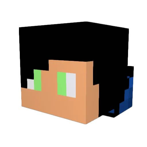 echeese03 Minecraft avatar head, 3D render