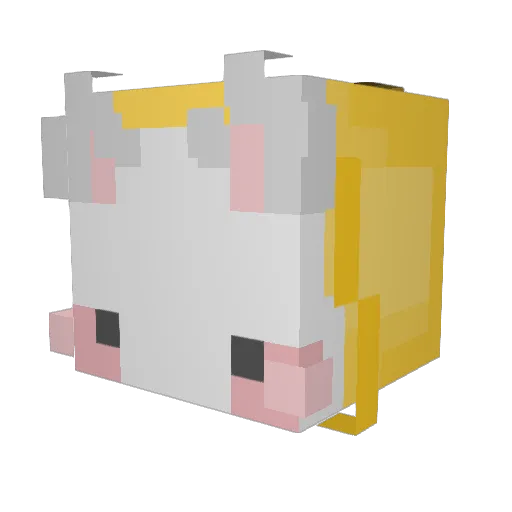echiechi Minecraft avatar head, 3D render
