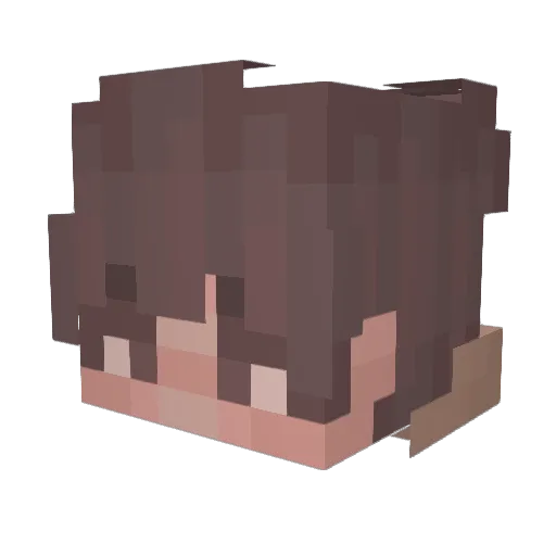 echo3476 Minecraft avatar head, 3D render