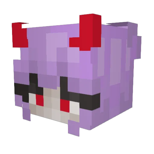 echob00 Minecraft avatar head, 3D render