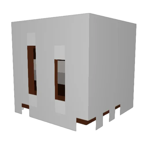 echoedexistence Minecraft avatar head, 3D render