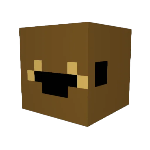 echogecko789 Minecraft avatar head, 3D render