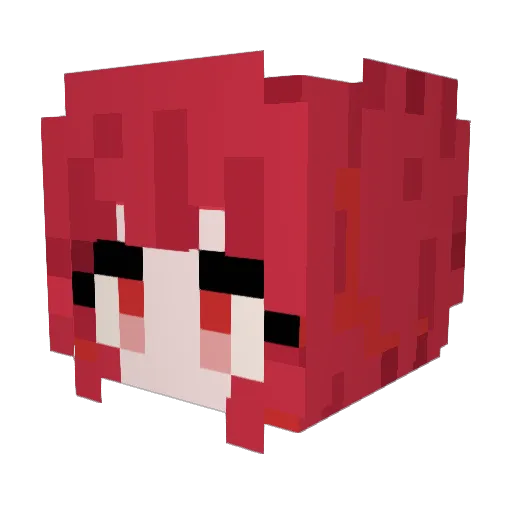 echolive0901 Minecraft avatar head, 3D render