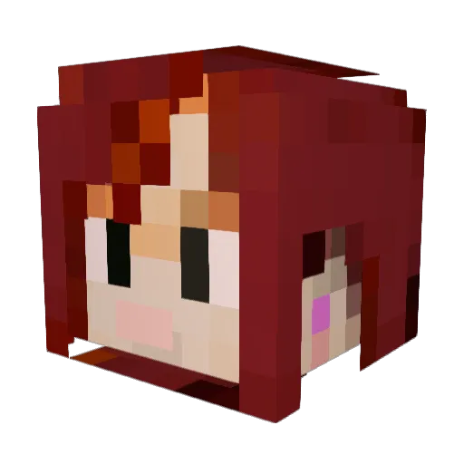 echonyx Minecraft avatar head, 3D render