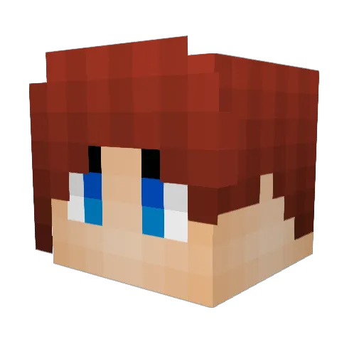 echotheelf Minecraft avatar head, 3D render
