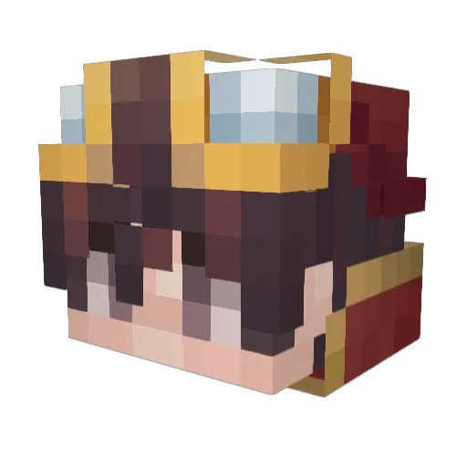 echowarrior1112 Minecraft avatar head, 3D render