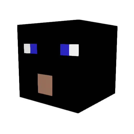 echte_Buttermann Minecraft avatar head, 3D render