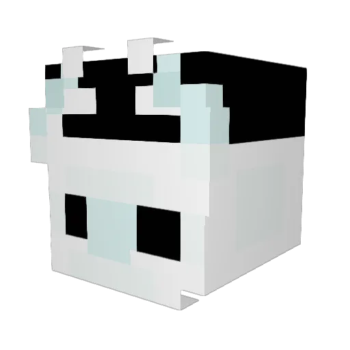echuchu Minecraft avatar head, 3D render