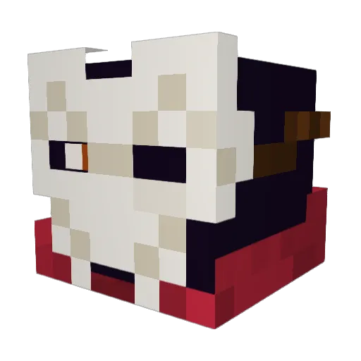 echung326 Minecraft avatar head, 3D render