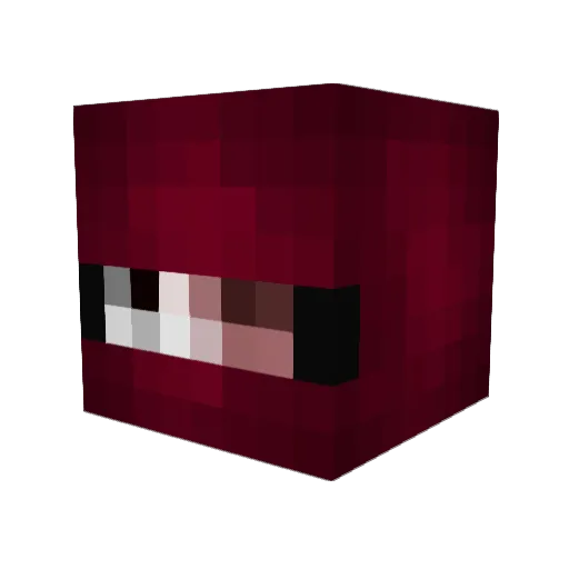 eciq Minecraft avatar head, 3D render