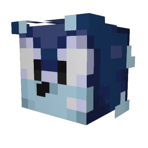 eciriix Minecraft avatar head, 3D render