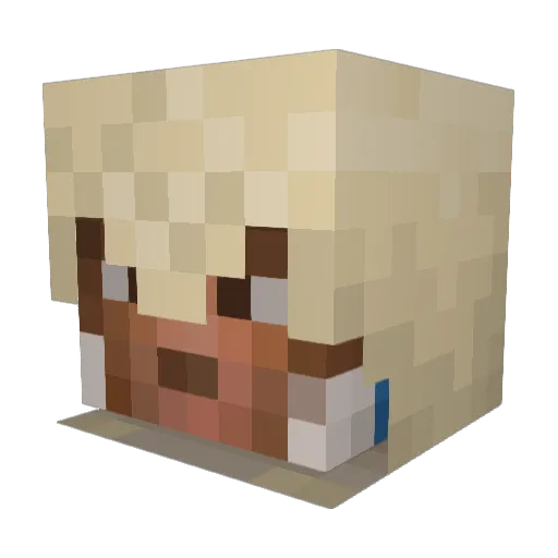 eclectictoaster Minecraft avatar head, 3D render