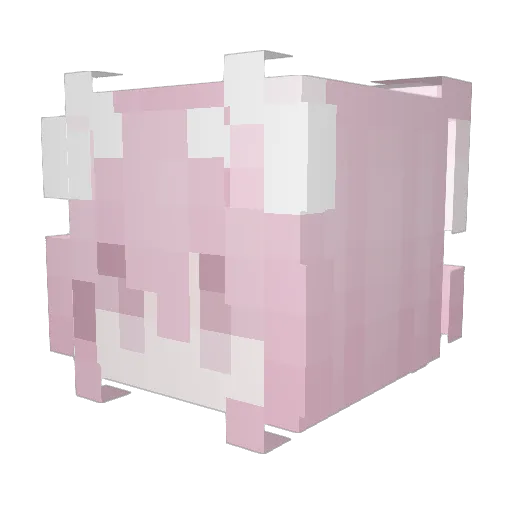 eclipsxaa Minecraft avatar head, 3D render