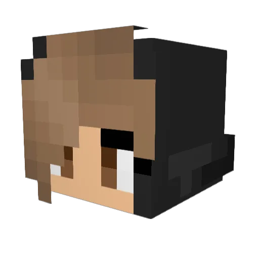 eclipxze Minecraft avatar head, 3D render