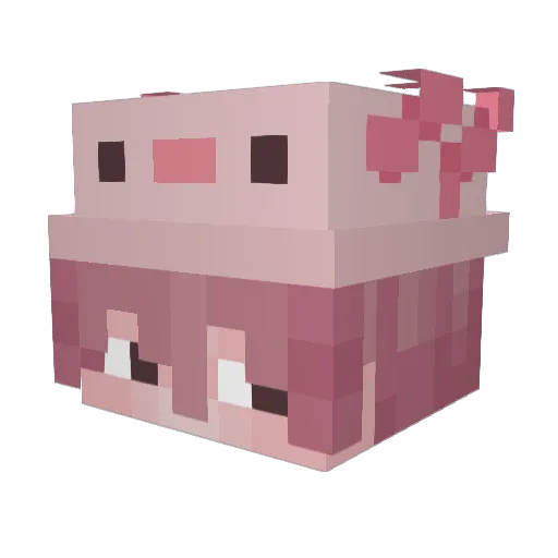 eclix1 Minecraft avatar head, 3D render