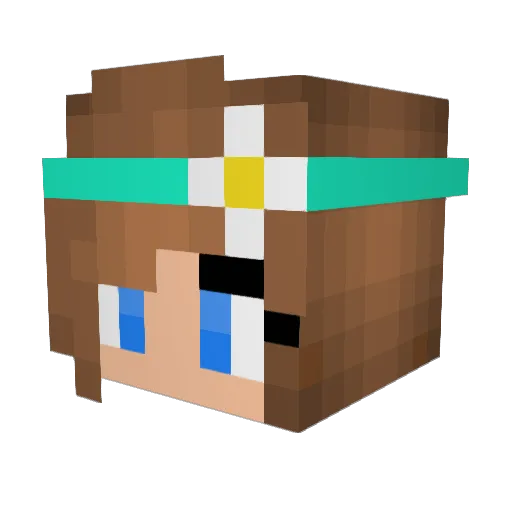 ecoe1 Minecraft avatar head, 3D render