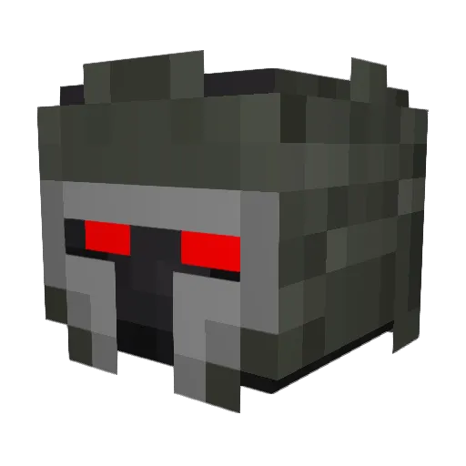 ecowolf365 Minecraft avatar head, 3D render