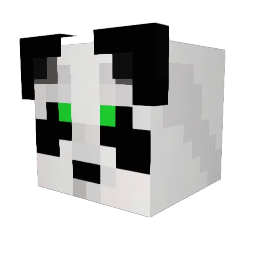 ecrofria Minecraft avatar head, 3D render