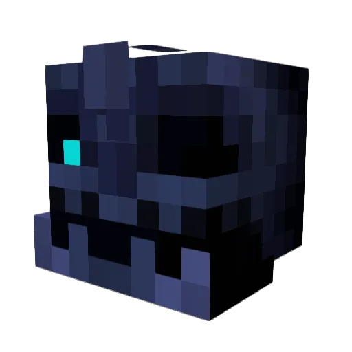 ecstasychicken Minecraft avatar head, 3D render