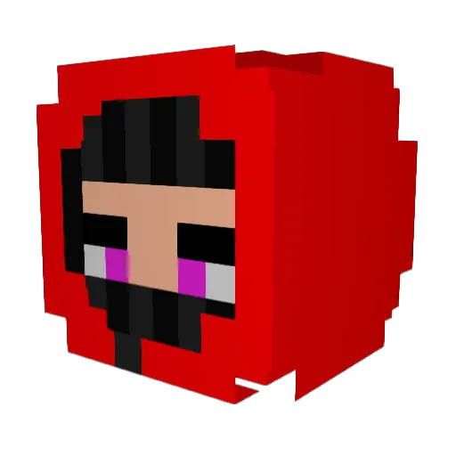 ecstazy333 Minecraft avatar head, 3D render