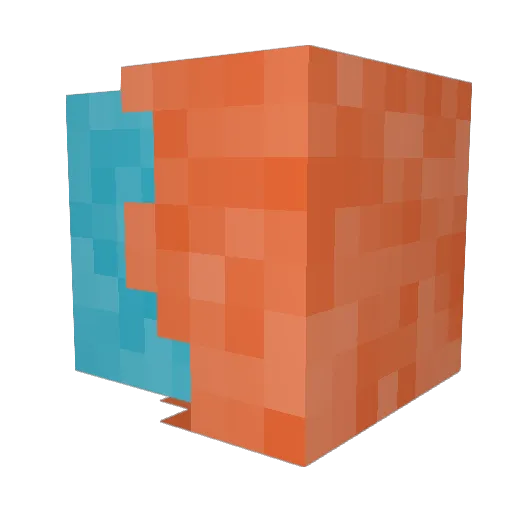 ed5674 Minecraft avatar head, 3D render