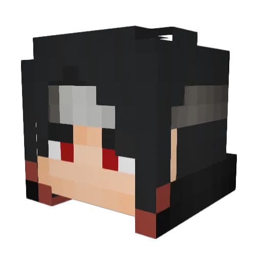 edZe_ Minecraft avatar head, 3D render