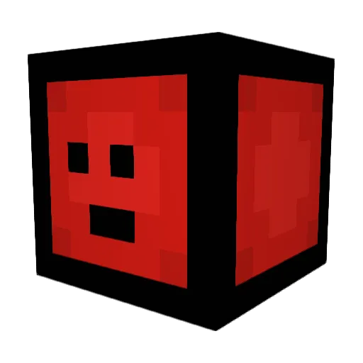 edahinf Minecraft avatar head, 3D render