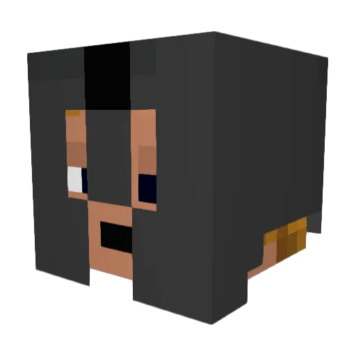 edauq44 Minecraft avatar head, 3D render