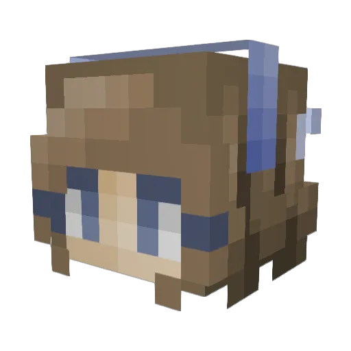 edawg78 Minecraft avatar head, 3D render