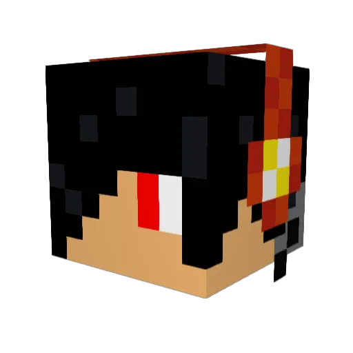 edbeeching Minecraft avatar head, 3D render