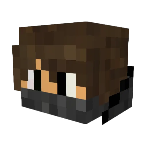 edbeef11 Minecraft avatar head, 3D render