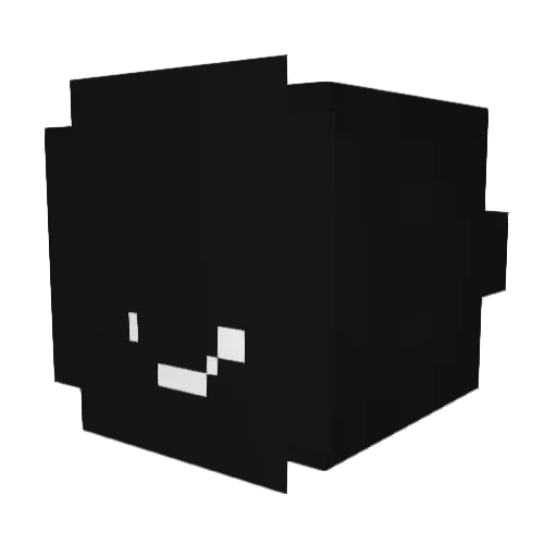 edcr Minecraft avatar head, 3D render