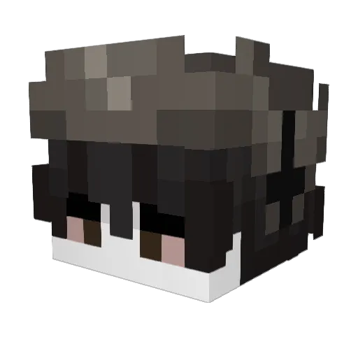 eddburgosss Minecraft avatar head, 3D render
