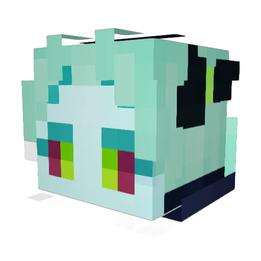eddgamer11 Minecraft avatar head, 3D render