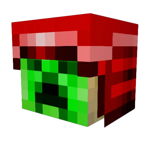 eddied148 Minecraft avatar head, 3D render