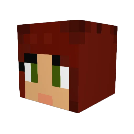 eddienutley2 Minecraft avatar head, 3D render