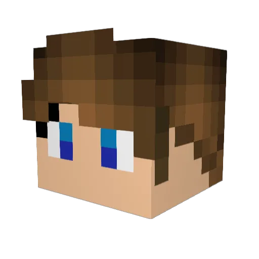 eddy7689 Minecraft avatar head, 3D render