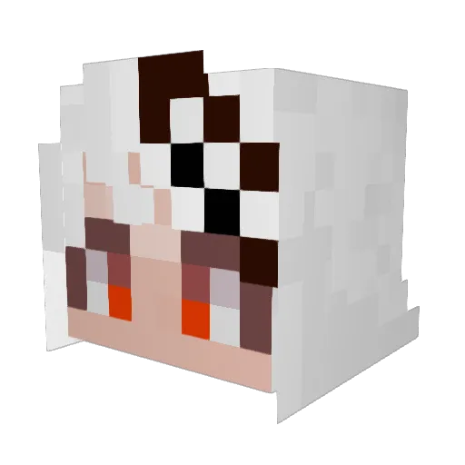 edelgod Minecraft avatar head, 3D render
