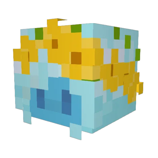 eden1020 Minecraft avatar head, 3D render