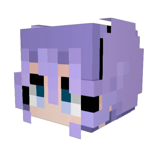 edensapotheosis Minecraft avatar head, 3D render