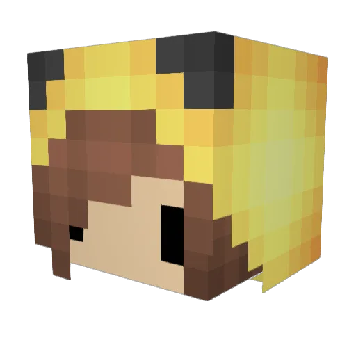 edenssandvik Minecraft avatar head, 3D render