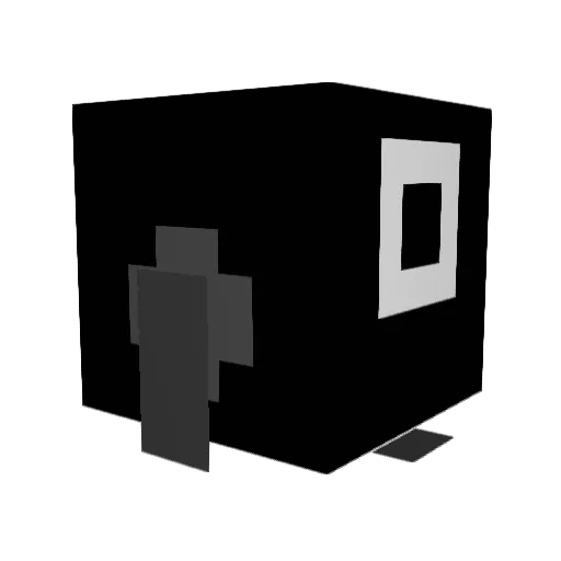 edge_master420 Minecraft avatar head, 3D render